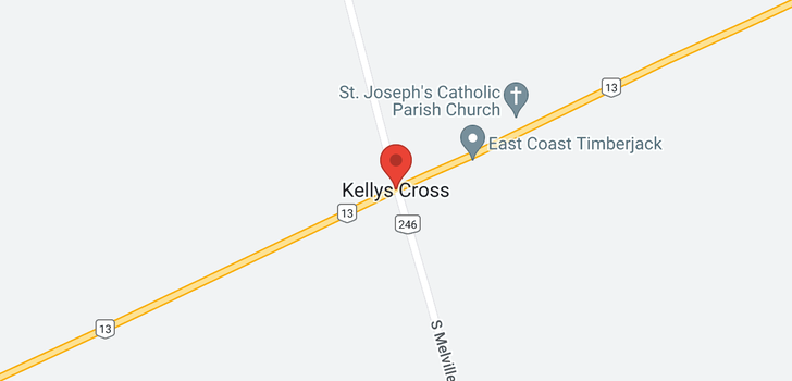 map of Kellys Cross Road